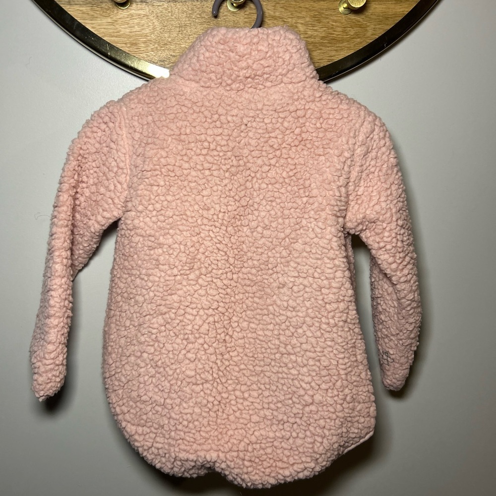 5 For $30 Carter's Cozy Pink Fleece Pullover - Picture 5 of 6
